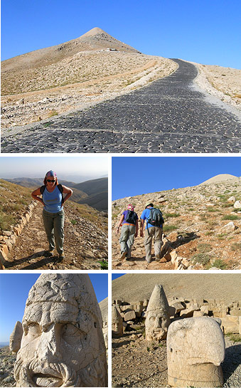 Atardecer en el monte Nemrut